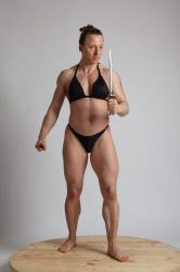 EVA STANDING POSE WITH TWO DAGGERS 2